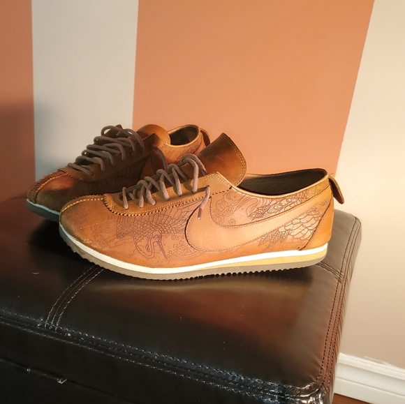 Very rare Nike Classic Jeff Staple Cortez Premium lasered leather shoes - Picture 3 of 11